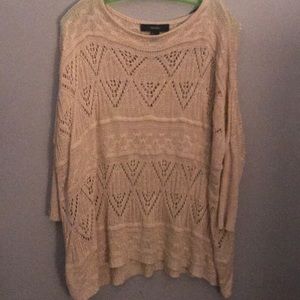 Oversized knit sweater
